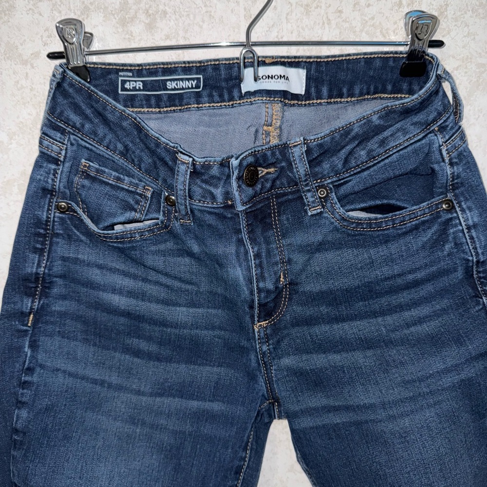 Sonoma Women's Dark Blue Skinny Jeans